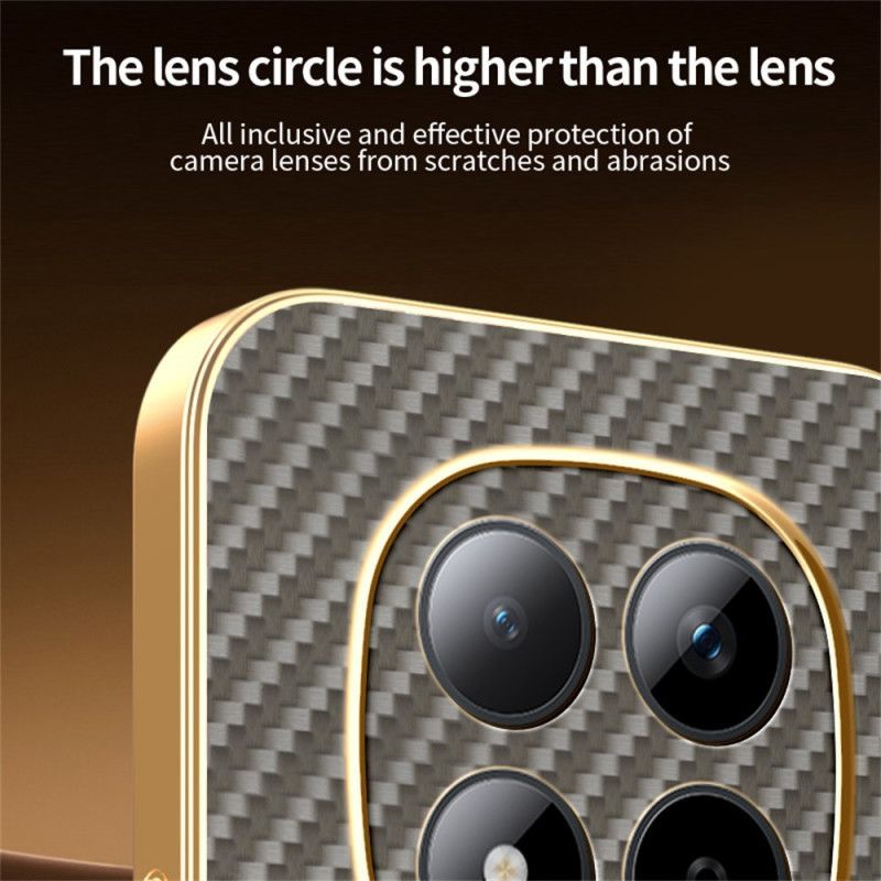 Coque Xiaomi Redmi Note 15 Pro 5G Texture Fibre de Carbone