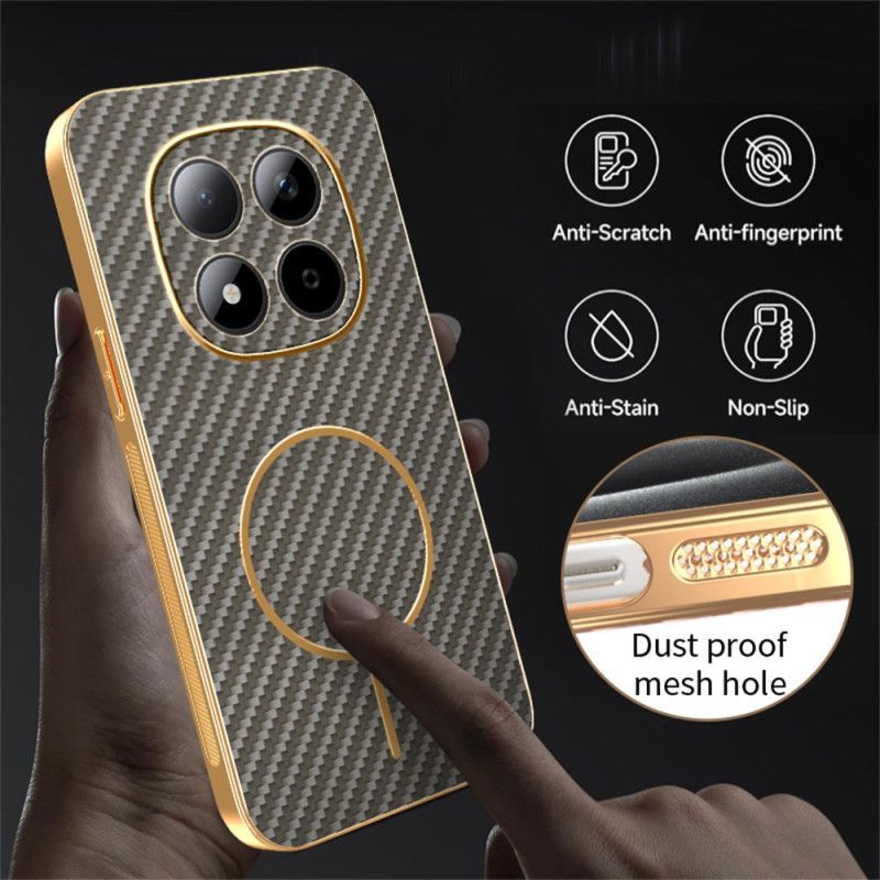 Coque Xiaomi Redmi Note 15 Pro 5G Texture Fibre de Carbone