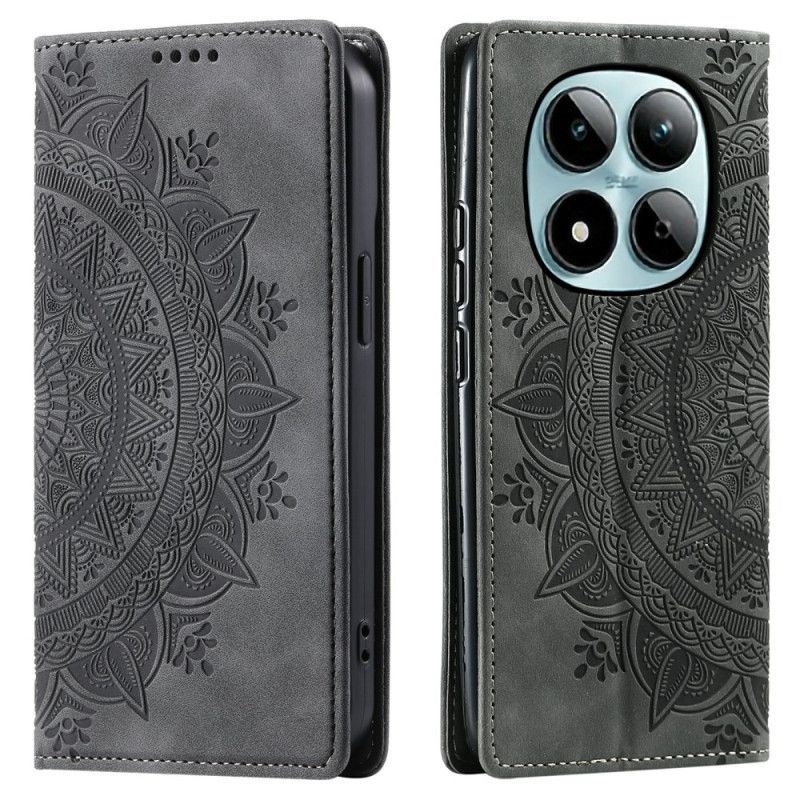 Flip Cover Xiaomi Redmi Note 15 Pro 5G Effet Daim Mandala