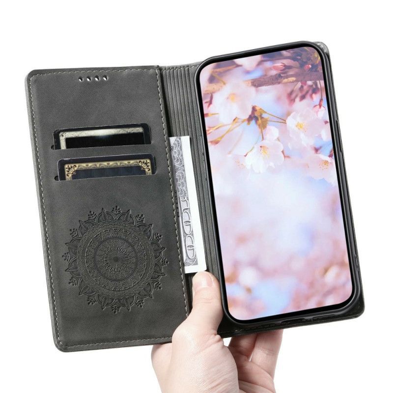 Flip Cover Xiaomi Redmi Note 15 Pro 5G Effet Daim Mandala