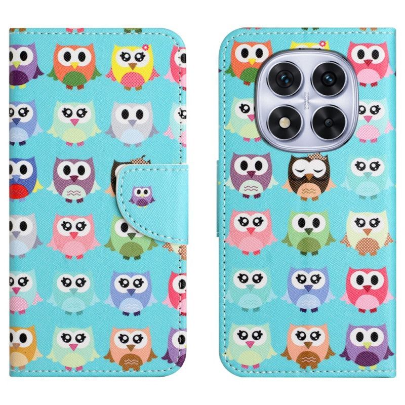 Housse Xiaomi Redmi Note 15 Pro 5G Chouettes