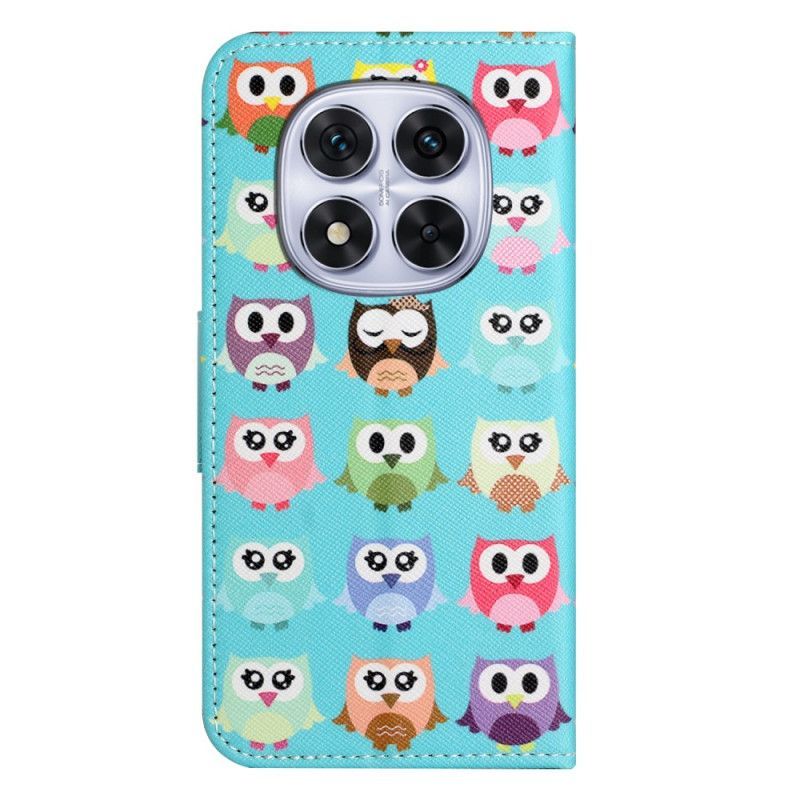 Housse Xiaomi Redmi Note 15 Pro 5G Chouettes