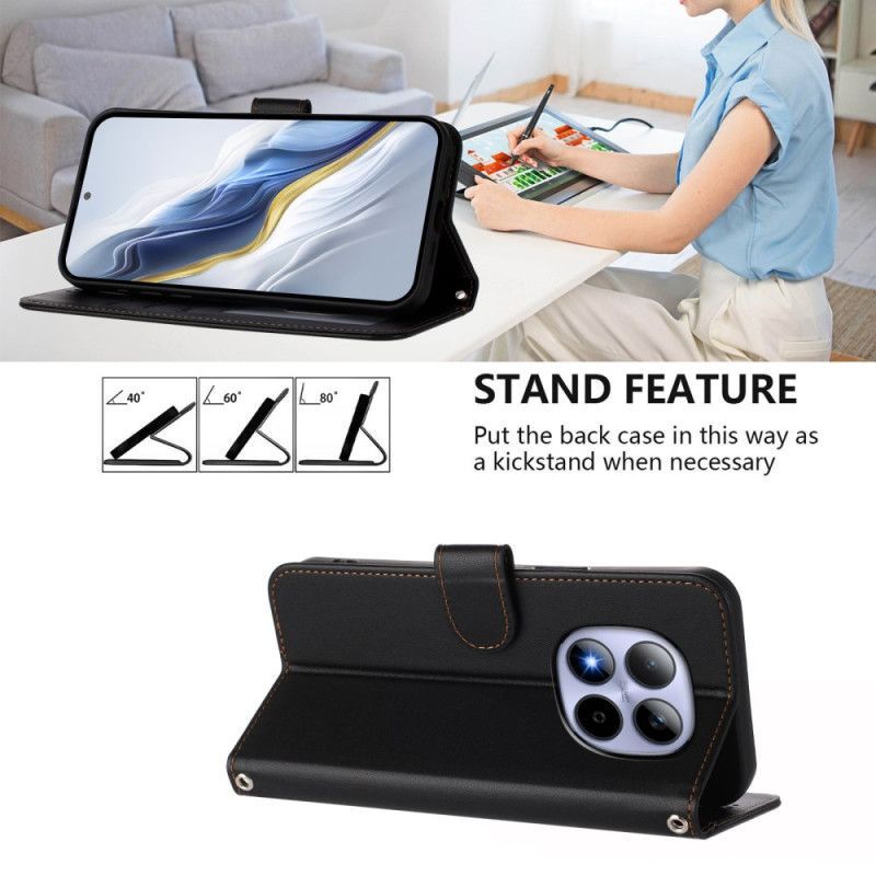 Housse Xiaomi Redmi Note 15 Pro 5G Classique avec Lanière