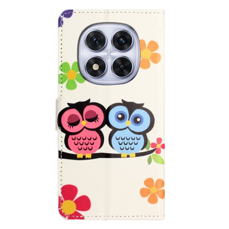 Housse Xiaomi Redmi Note 15 Pro 5G Couple de Hiboux