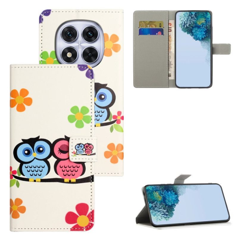 Housse Xiaomi Redmi Note 15 Pro 5G Couple de Hiboux
