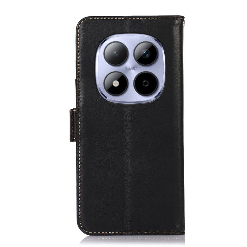 Housse Xiaomi Redmi Note 15 Pro 5G Cuir Véritable