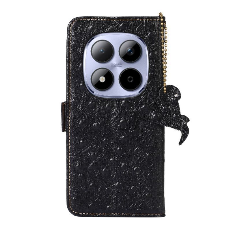 Housse Xiaomi Redmi Note 15 Pro 5G Cuir Véritable Texturé