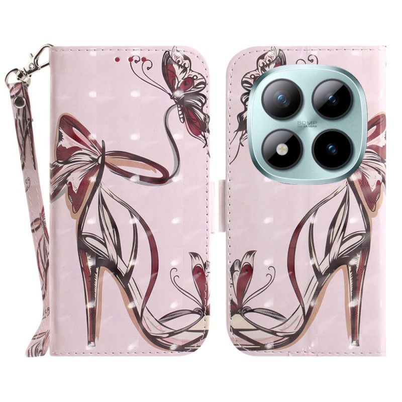 Housse Xiaomi Redmi Note 15 Pro 5G Escarpin à Lanière