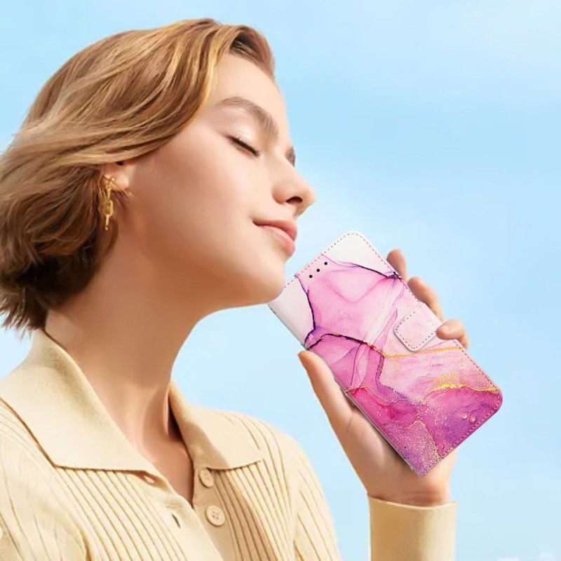 Housse Xiaomi Redmi Note 15 Pro 5G Marbre à Lanière