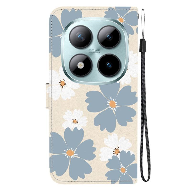 Housse Xiaomi Redmi Note 15 Pro 5G Marguerites Bleues