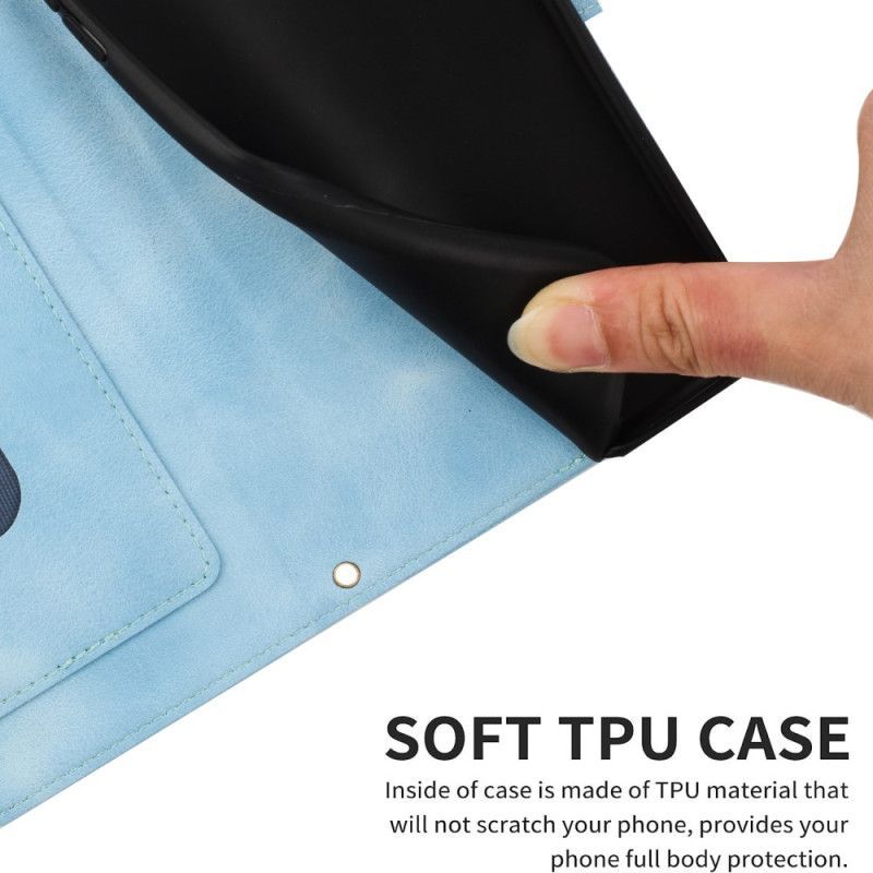 Housse Xiaomi Redmi Note 15 Pro 5G Motif Floral avec Lanière