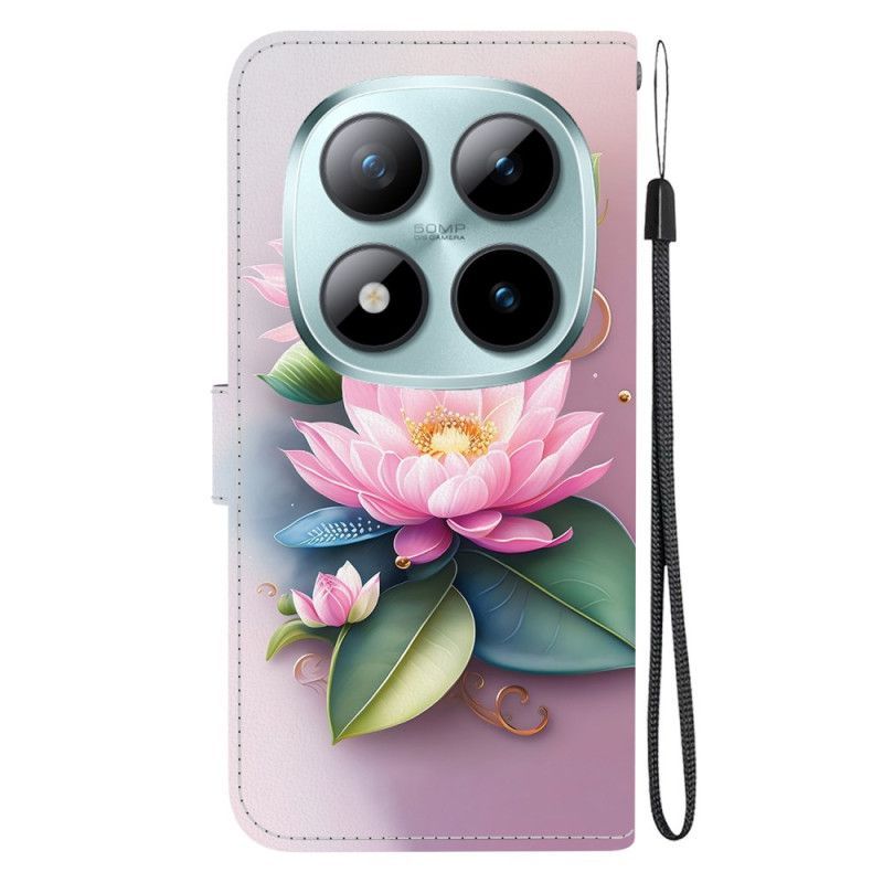 Housse Xiaomi Redmi Note 15 Pro 5G Motif Lotus