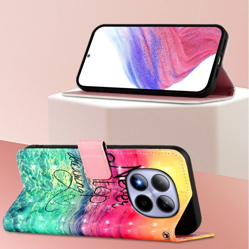 Housse Xiaomi Redmi Note 15 Pro 5G Never Stop dreaming