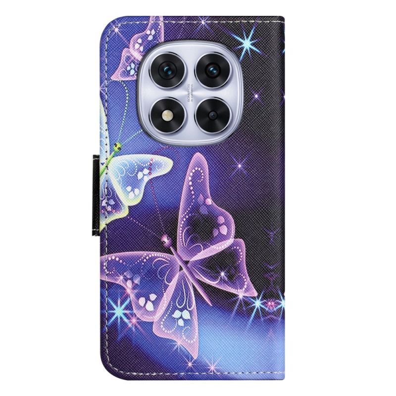 Housse Xiaomi Redmi Note 15 Pro 5G Papillons Scintillants