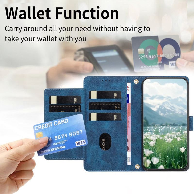 Housse Xiaomi Redmi Note 15 Pro 5G Portefeuille 5 Porte-Cartes