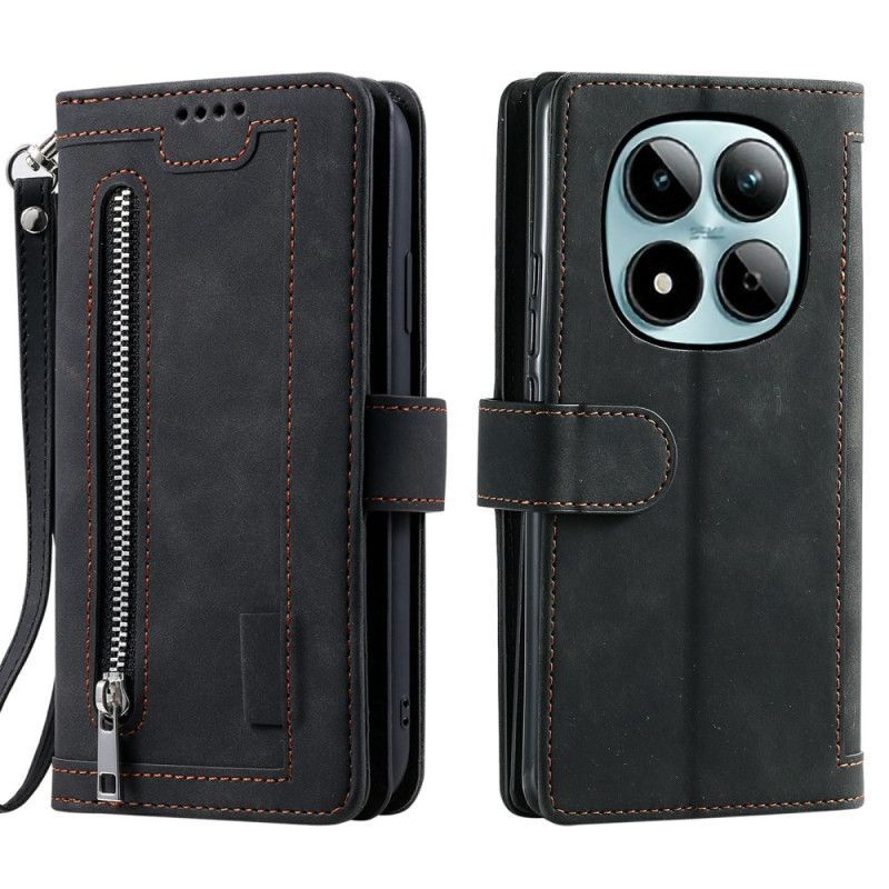 Housse Xiaomi Redmi Note 15 Pro 5G Portefeuille 9 Porte-Cartes