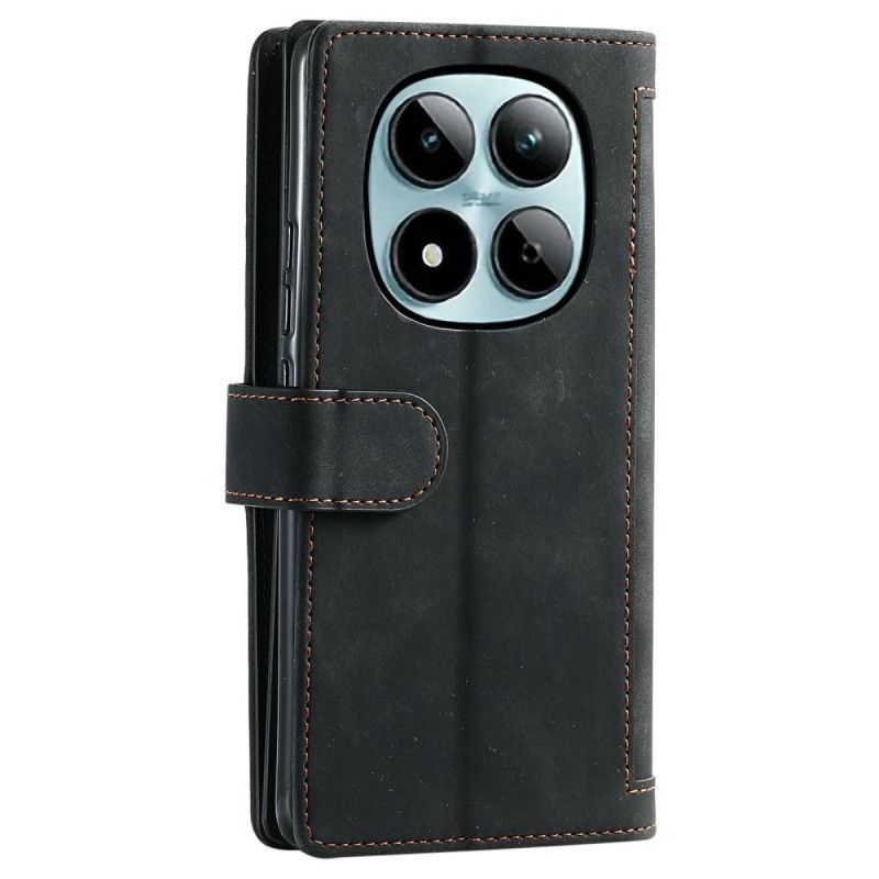 Housse Xiaomi Redmi Note 15 Pro 5G Portefeuille 9 Porte-Cartes