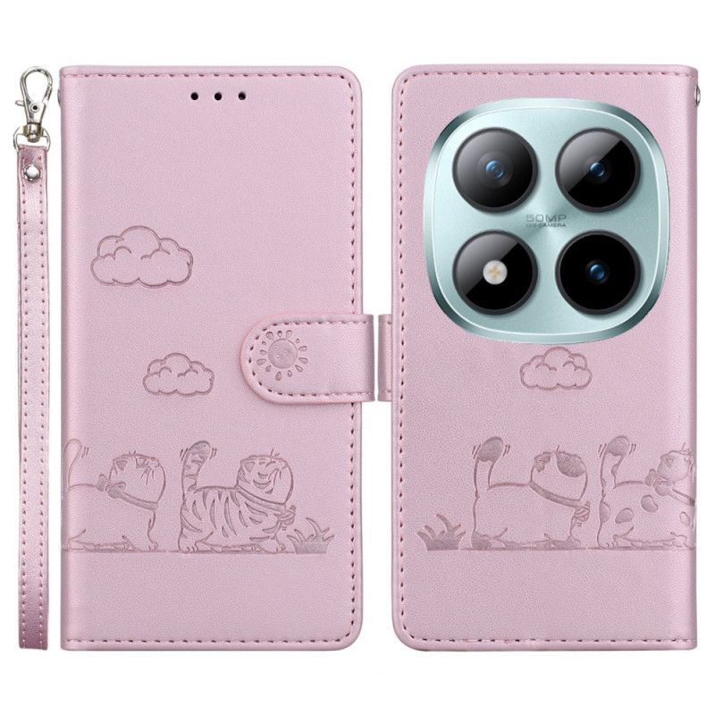 Housse Xiaomi Redmi Note 15 Pro 5G Scène de Chats