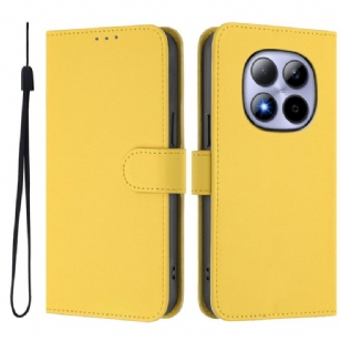 Housse Xiaomi Redmi Note 15 Pro 5G Simili Cuir Uni