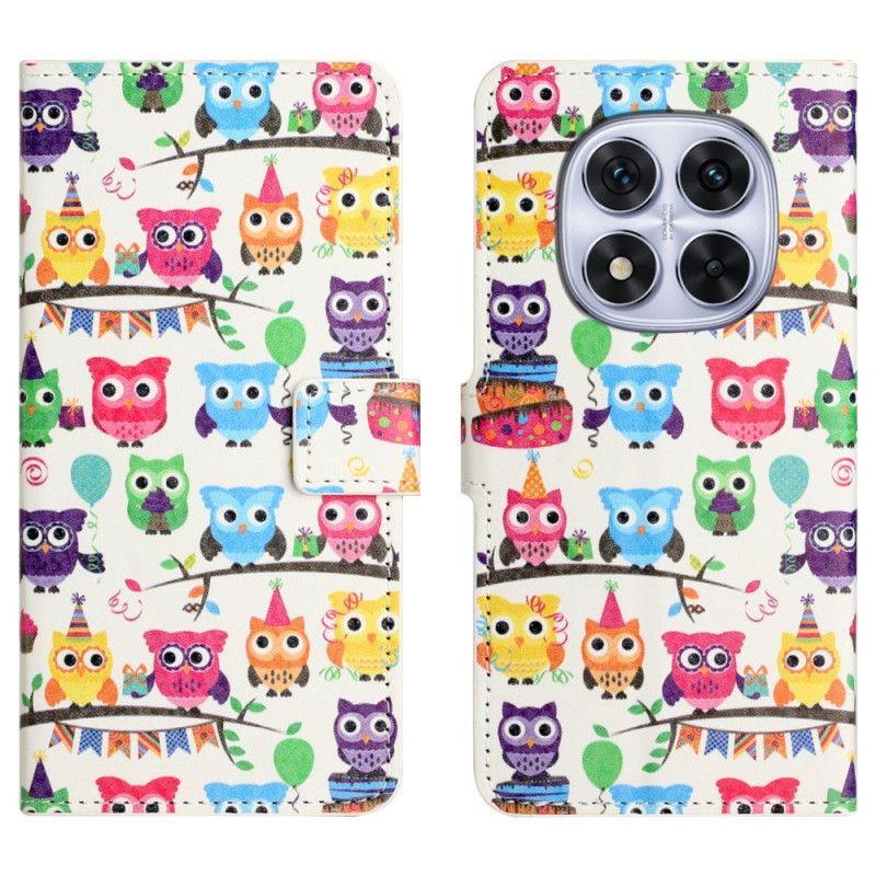 Housse Xiaomi Redmi Note 15 Pro 5G Tribu de Hiboux