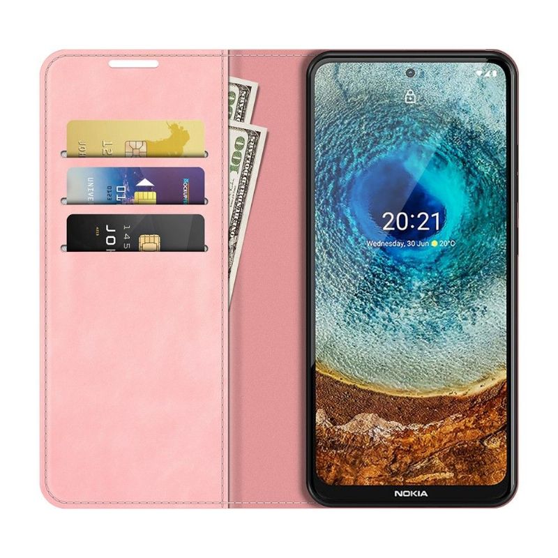 Étui Nokia X10 / X20 simili cuir fonction stand