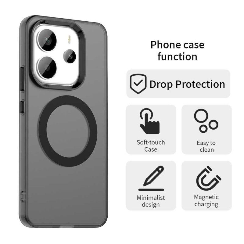 Coque Xiaomi Redmi Note 14 4G Compatible MagSafe Teintée