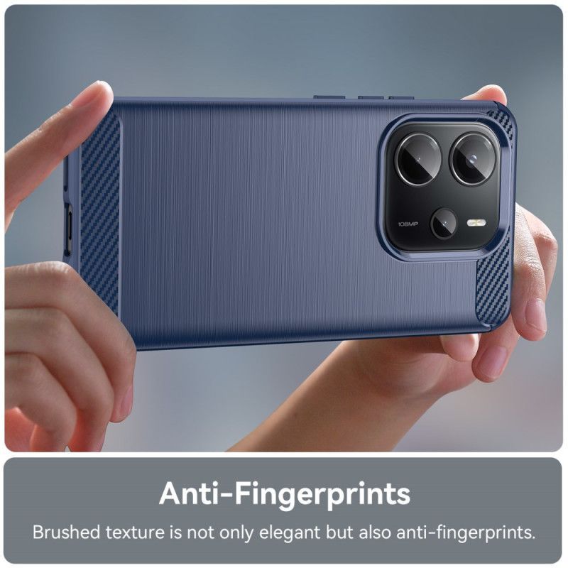Coque Xiaomi Redmi Note 14 4G Fibre Carbone Brossée