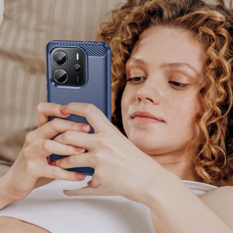 Coque Xiaomi Redmi Note 14 4G Fibre Carbone Brossée