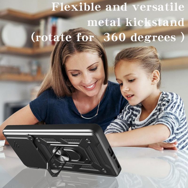 Coque Xiaomi Redmi Note 14 4G Protection Coulissante pour Caméra