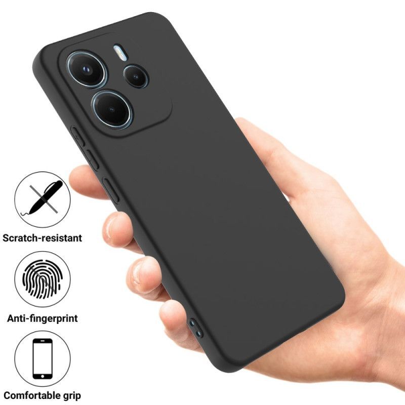 Coque Xiaomi Redmi Note 14 4G Silicone Liquide à Lanière
