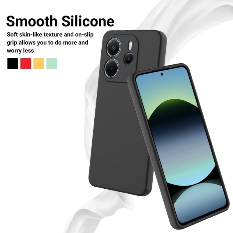 Coque Xiaomi Redmi Note 14 4G Silicone Liquide à Lanière