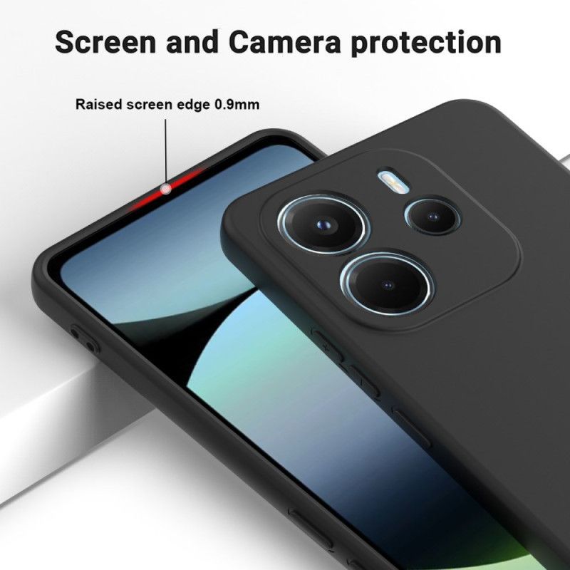 Coque Xiaomi Redmi Note 14 4G Silicone Liquide à Lanière