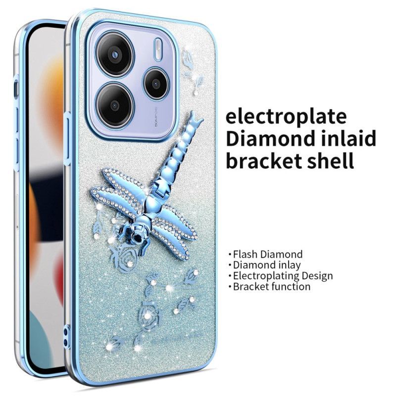 Coque Xiaomi Redmi Note 14 4G Support Papillon