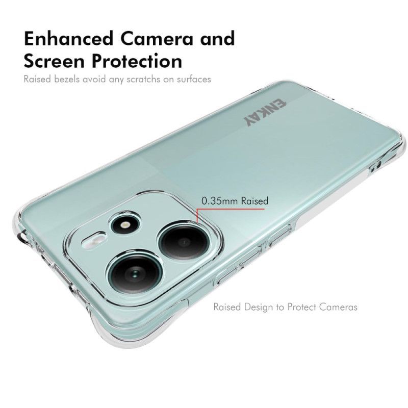 Coque Xiaomi Redmi Note 14 4G Transparente ENKAY