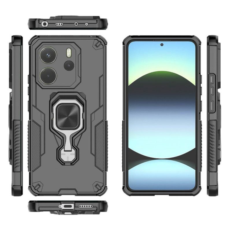 Coque Xiaomi Redmi Note 14 4G Ultra Résistante avec Support Rotatif