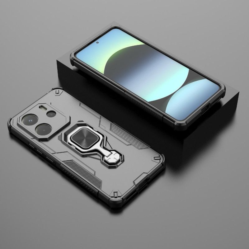 Coque Xiaomi Redmi Note 14 4G Ultra Résistante avec Support Rotatif