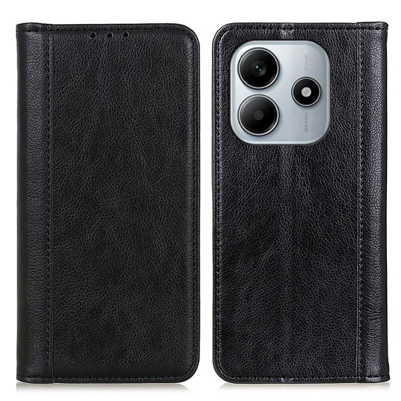 Flip Cover Xiaomi Redmi Note 14 4G Cuir Fendu