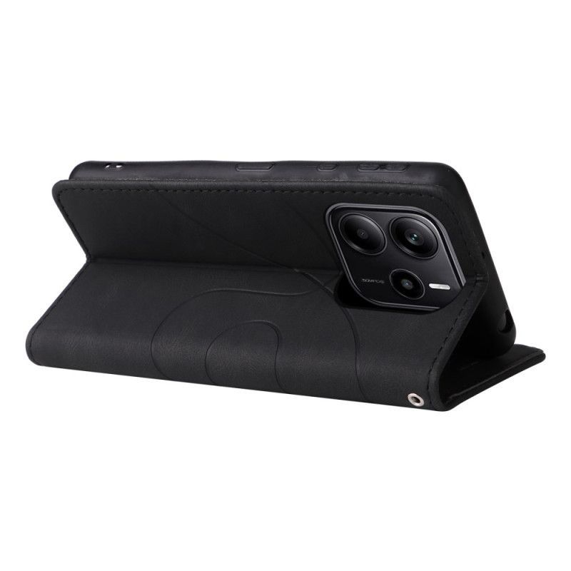 Housse Xiaomi Redmi Note 14 4G Bicolore Lignes Ondulées