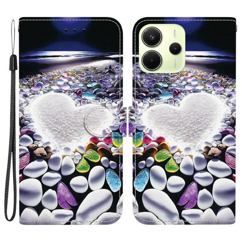 Housse Xiaomi Redmi Note 14 4G Coeur Blanc