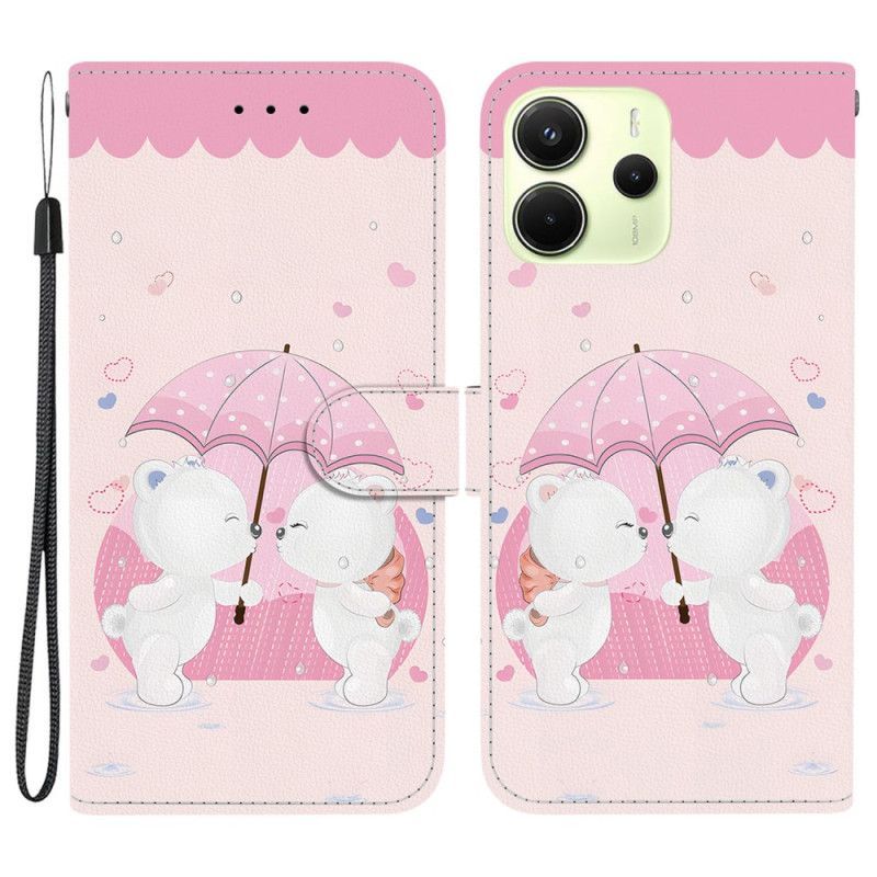 Housse Xiaomi Redmi Note 14 4G Couple d'Ours