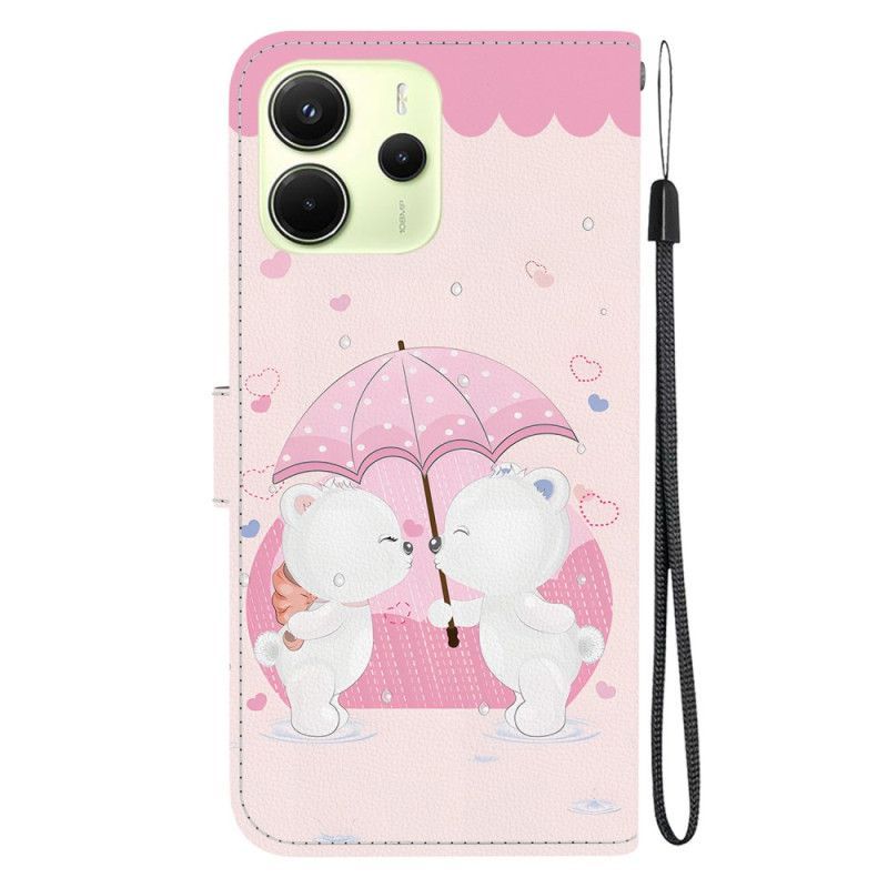 Housse Xiaomi Redmi Note 14 4G Couple d'Ours