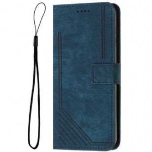 Housse Xiaomi Redmi Note 14 4G Design Lignes Rétro