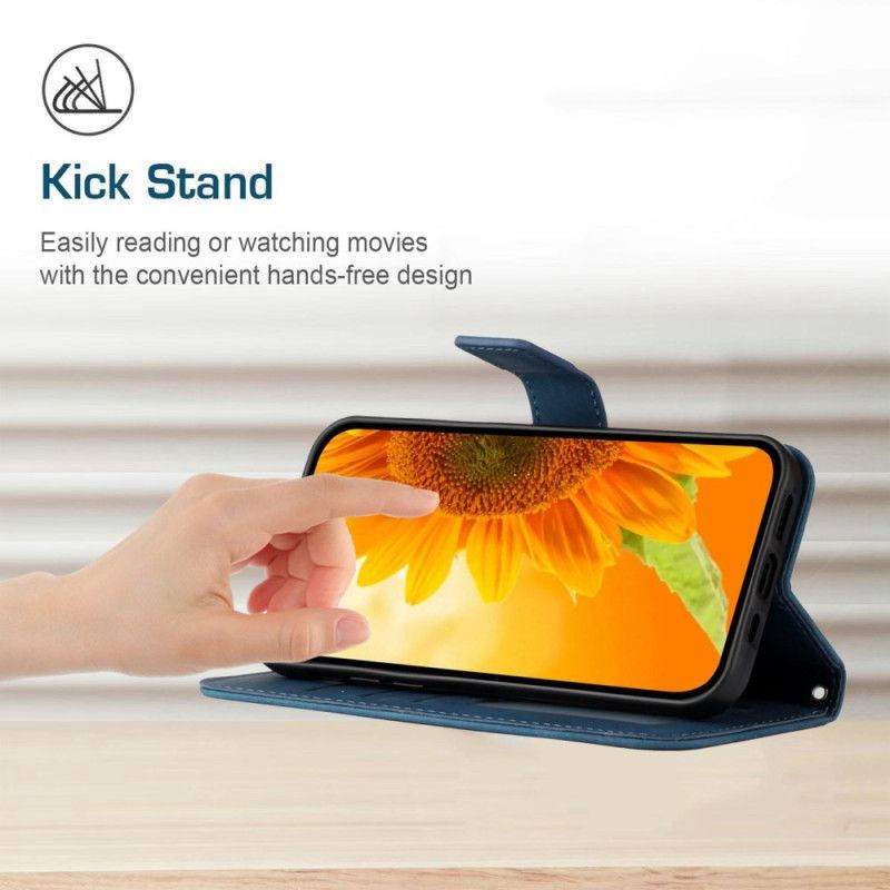 Housse Xiaomi Redmi Note 14 4G Empreinte Tournesol à Bandoulière