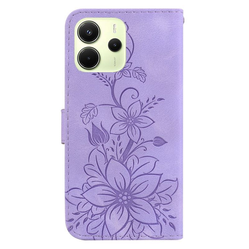 Housse Xiaomi Redmi Note 14 4G Fleur de Lys