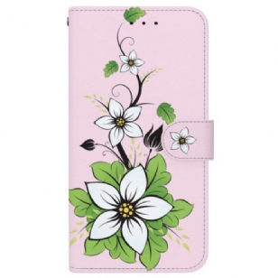 Housse Xiaomi Redmi Note 14 4G Fleurs de Lys