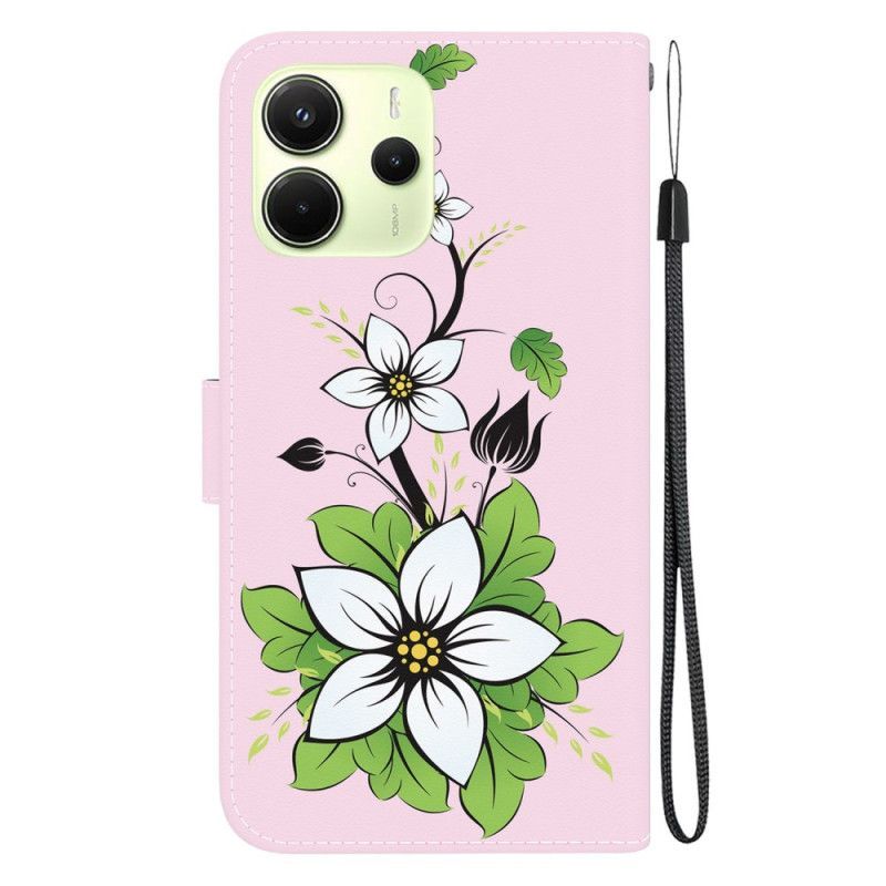 Housse Xiaomi Redmi Note 14 4G Fleurs de Lys