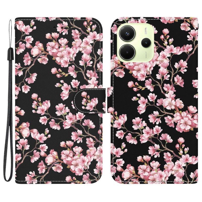 Housse Xiaomi Redmi Note 14 4G Fleurs de Prunier