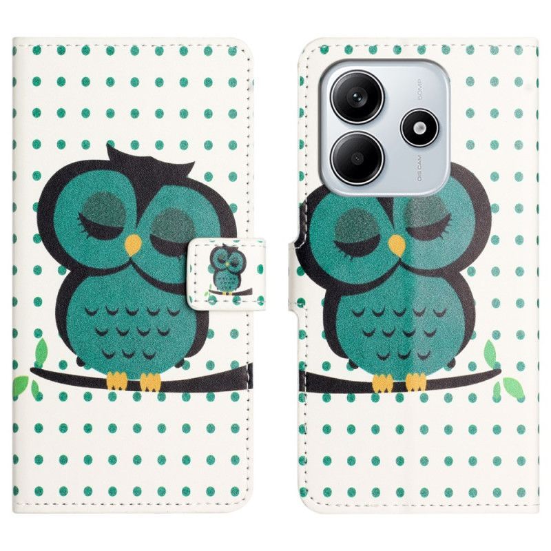 Housse Xiaomi Redmi Note 14 4G Hibou Endormi