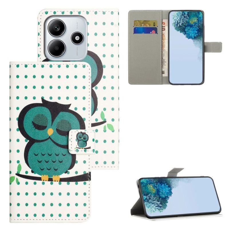 Housse Xiaomi Redmi Note 14 4G Hibou Endormi