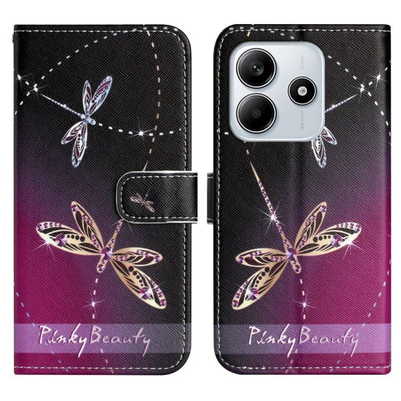 Housse Xiaomi Redmi Note 14 4G Libellules